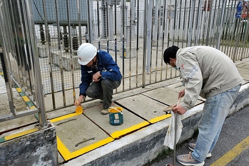 寶鼎山風電場開展“亮化場區(qū)，消除隱患”團青志愿服務活動