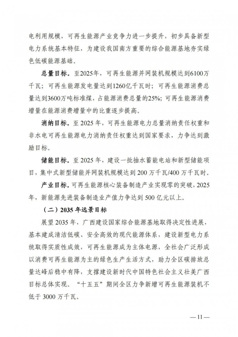 廣西“十四五”規(guī)劃：大力發(fā)展光伏發(fā)電，到2025年新增光伏裝機(jī)15GW！